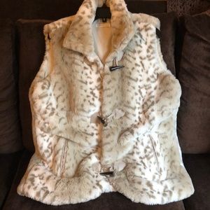 Faux fur vest